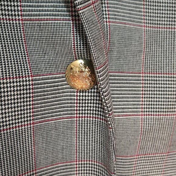 Lauren Ralph Lauren Women's 1 Button Blazer Jacket Size 4 Grey - Picture 3 of 8